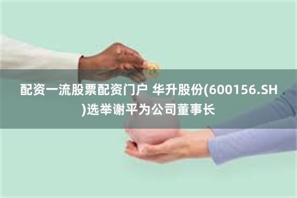配资一流股票配资门户 华升股份(600156.SH)选举谢平为公司董事长