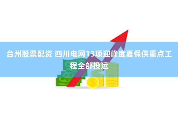 台州股票配资 四川电网13项迎峰度夏保供重点工程全部投运